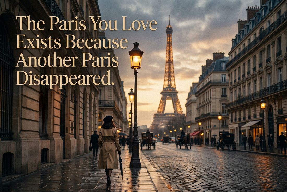 The Paris You Love Exists Because Another Paris Disappeared.